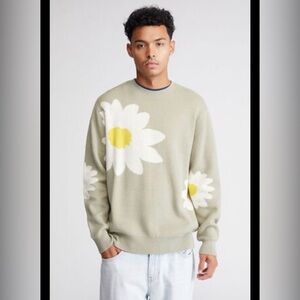 Men’s Pacsun Daisy Classic Crew Sweater Size Large